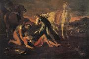 Nicolas Poussin Trancred and Erminia USA oil painting artist